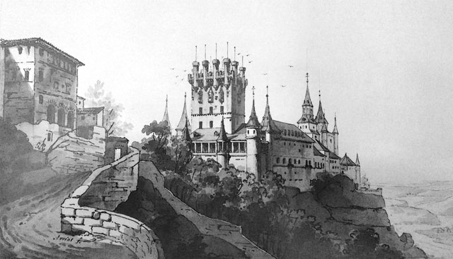 Grabado del Alcázar Avrial
